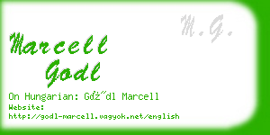 marcell godl business card